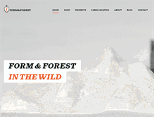 Tablet Screenshot of formandforest.com